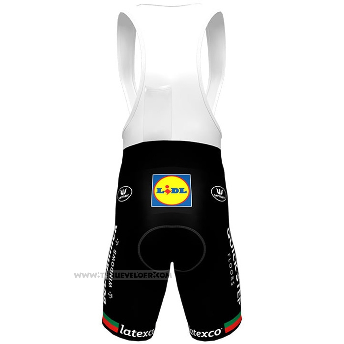 2021 Maillot Cyclisme Deceuninck Quick Step Blanc Manches Courtes et Cuissard